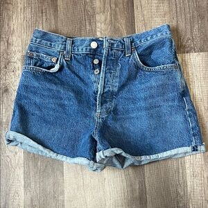 Agolde Parker Rolled Hem Jean Shorts